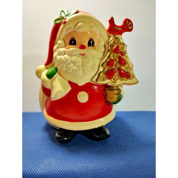 Santa Napcoware Xmas Tree Partridge In Pear Tree Coin Bank Number Sticker Stoppe - Picture 1 of 7